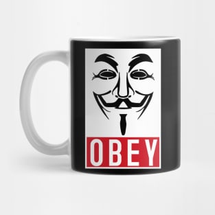 Anonymous Obey Mug